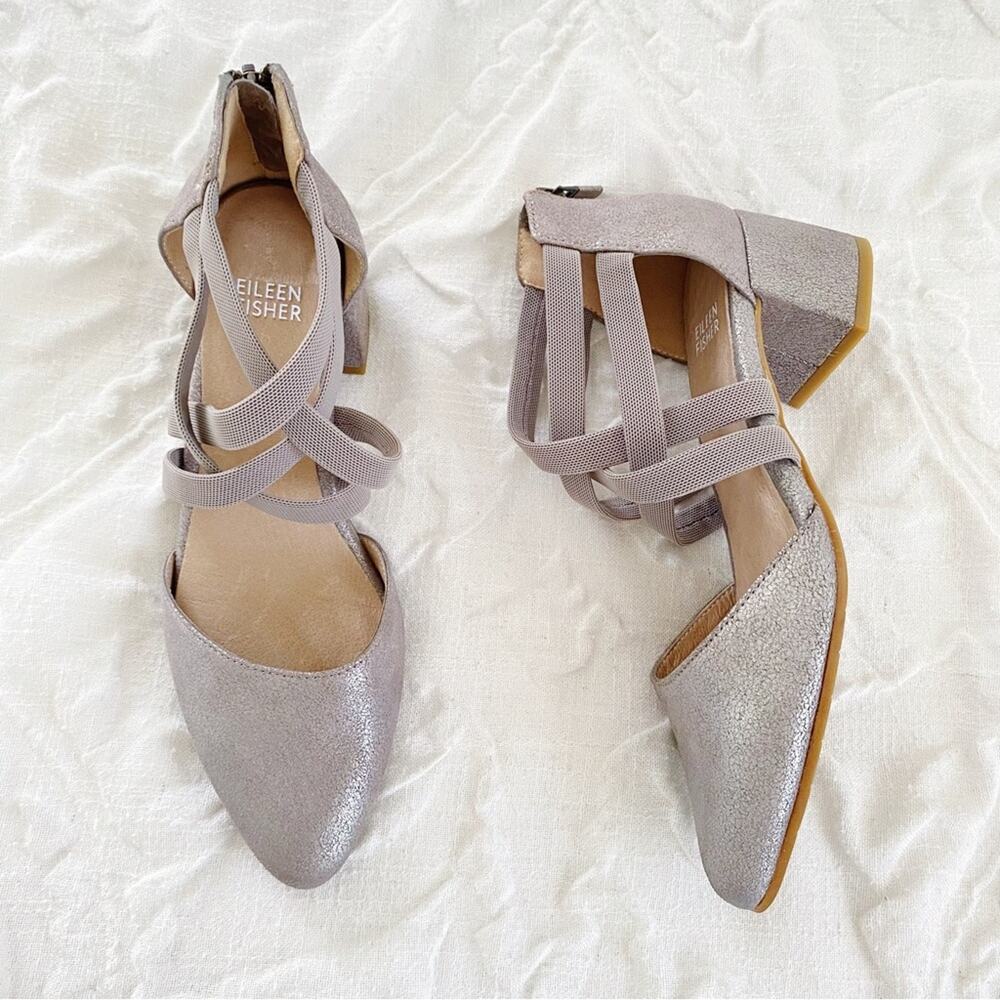 Eileen Fisher Juku Pump Sandals New - Picture 3 of 7